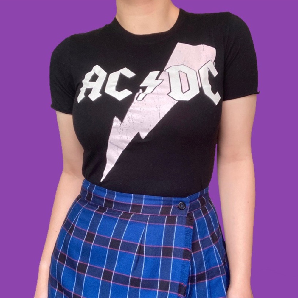 OFFICIAL 2005 AC/DC Graphic Band Tee